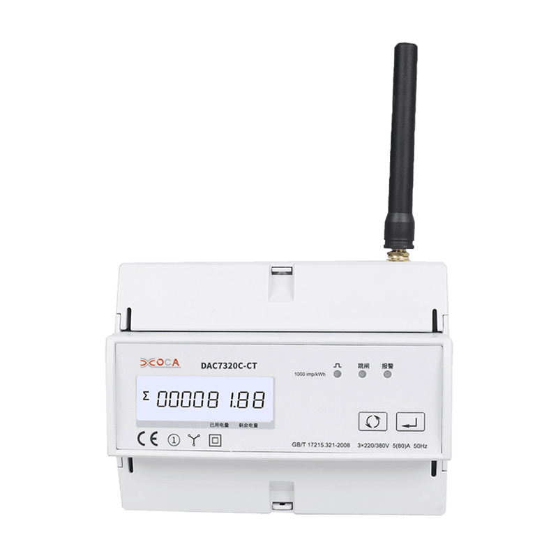 Dac7320c-CT DIN-skinne multifunksjons WiFi med transformator Smart Modbus energimåler