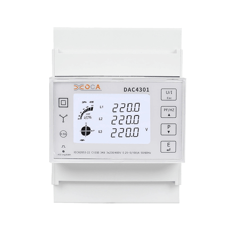 Dac4301 Trefase Intelligent Modbus Multi-Function Prepaid Watt Time Energy Meter