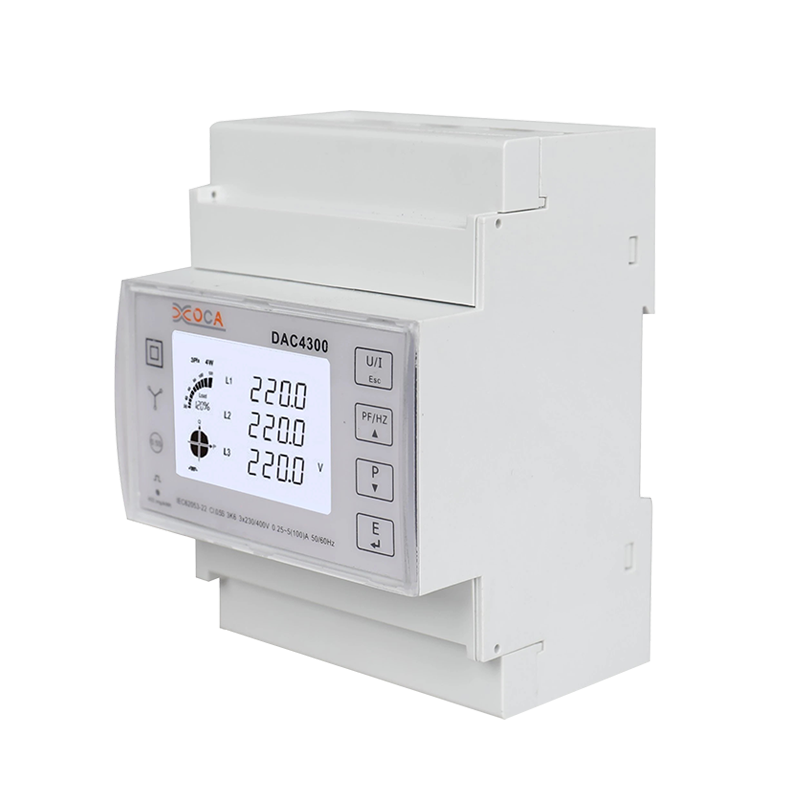 Dac4301 Trefase Intelligent Modbus Multi-Function Prepaid Watt Time Energy Meter