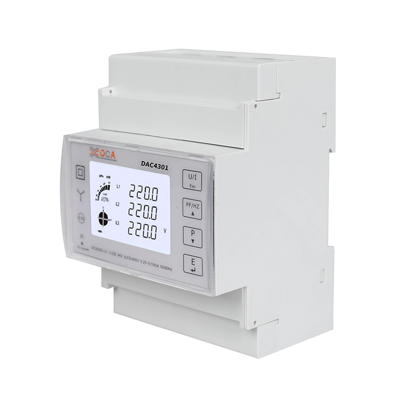 Dac4301 Trefase Intelligent Modbus Multi-Function Prepaid Watt Time Energy Meter