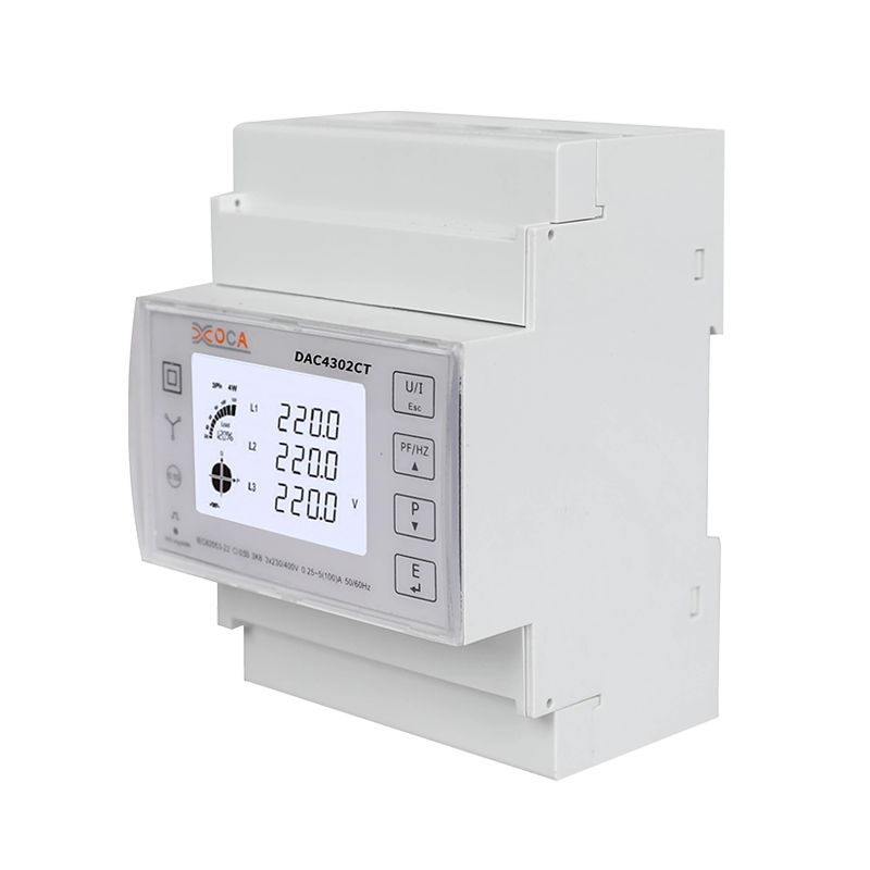 Dac4302CT Multi-Function DIN Rail Energy Meter Multimeter