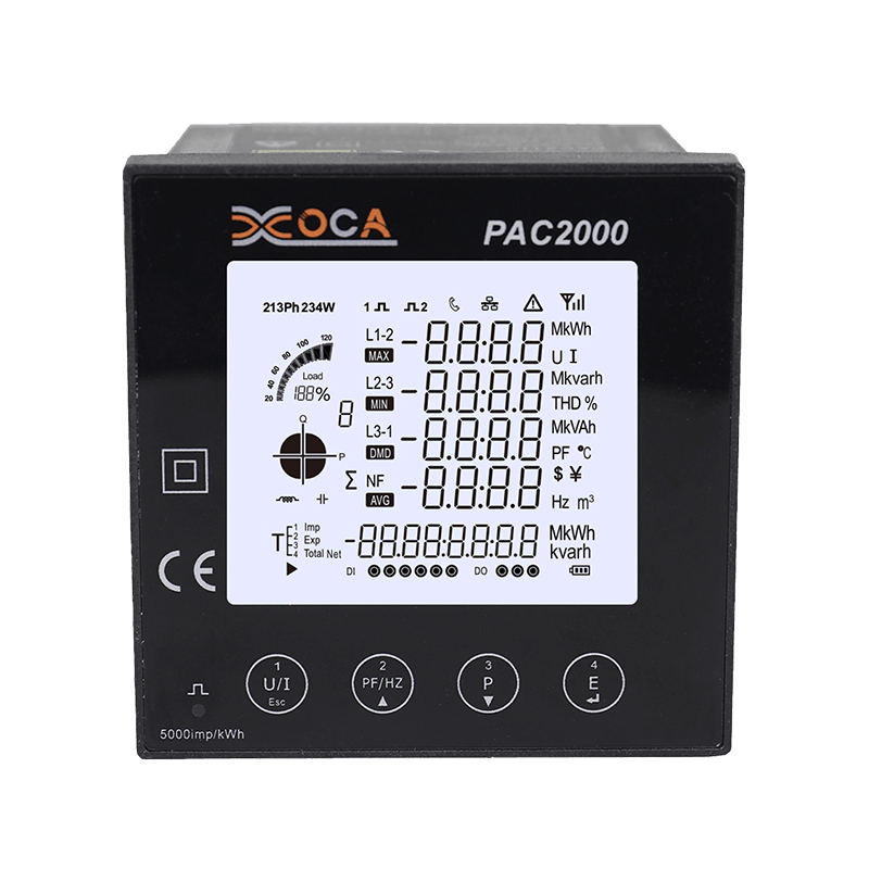 PAC5010 Trådløs Smart Modbus Multi-Function elektronisk panelmåler